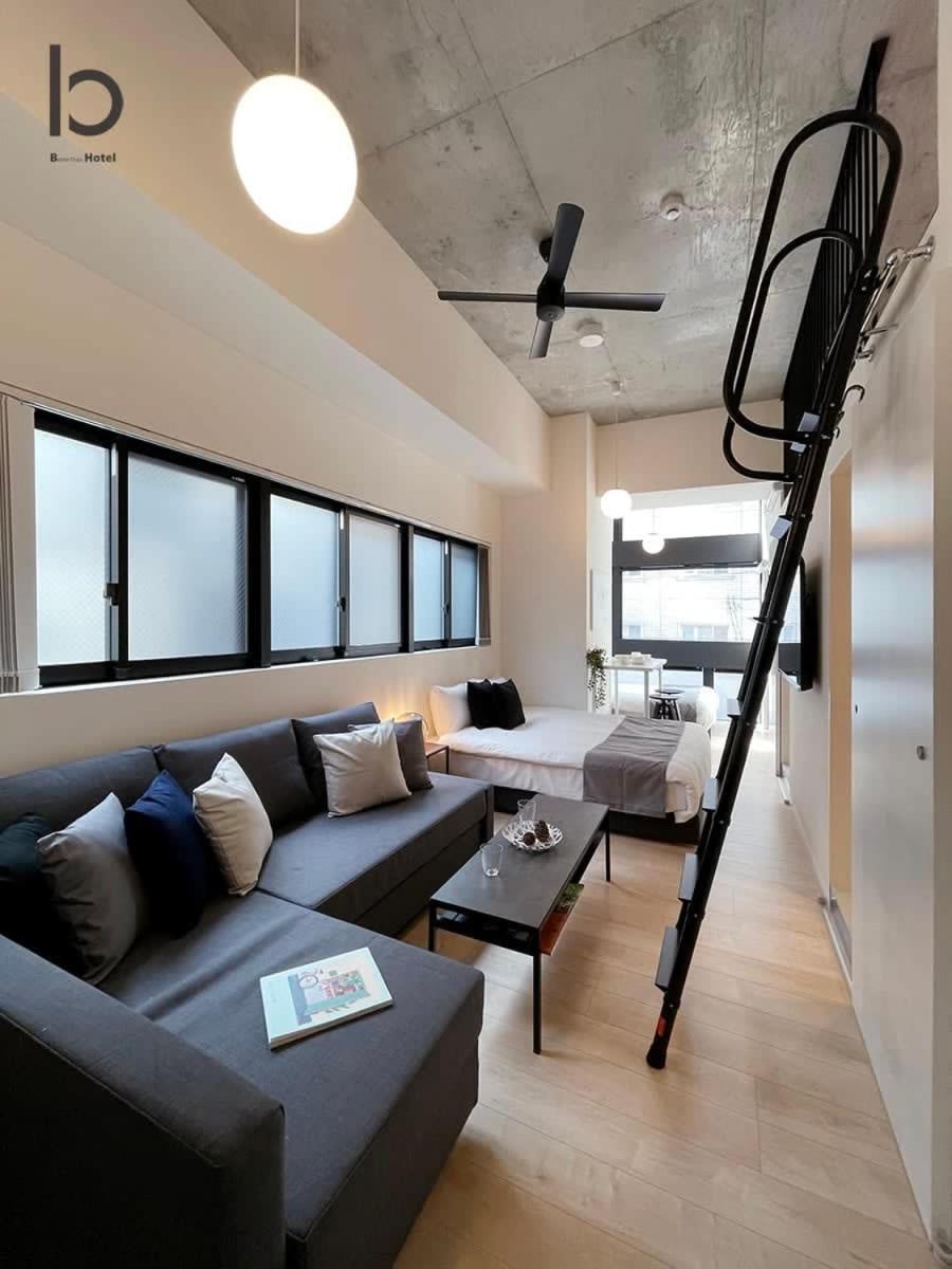 Bhotel Nekoyard - Stylish Loft Studio Steps From Peace Park 広島市 エクステリア 写真